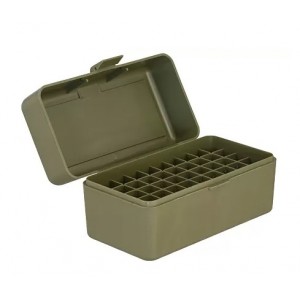 Кейс ShotTime BX-908 для 50 патронов 7.62x54R, полипропилен, зелёный, арт. ST-BX-908-G [SHOTTIME]